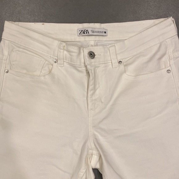Never worn Zara white jeans size 8 - Picture 2 of 5